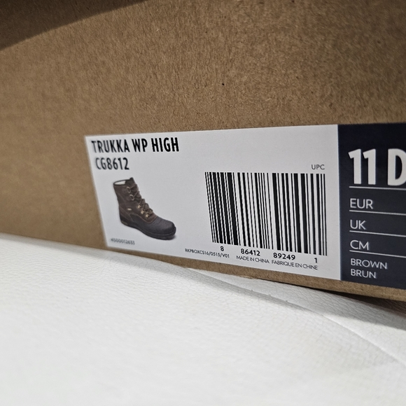 Trukka Brown Waterproof High Boot Men's shoes size 11 D definitions 11W - Picture 5 of 9